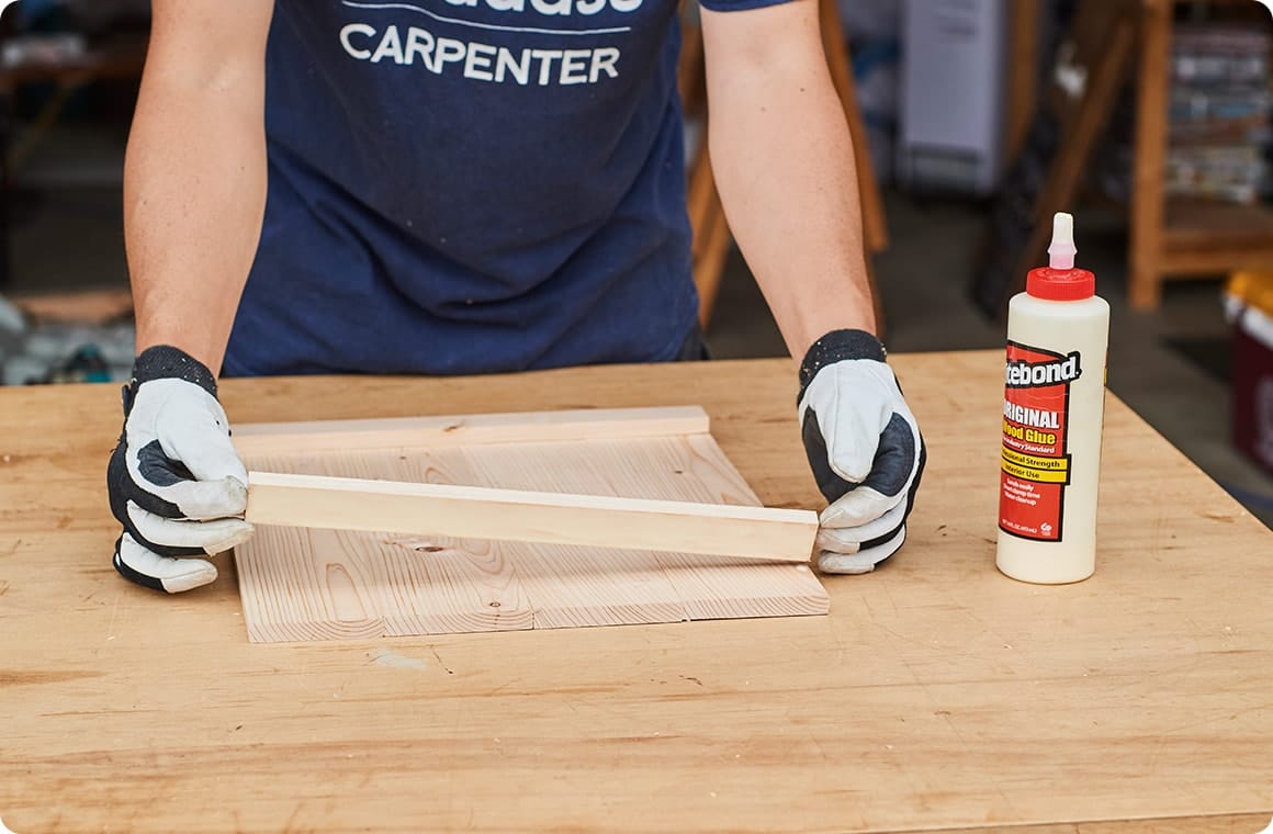 E-1の側面をそれぞれボンドで圧着後