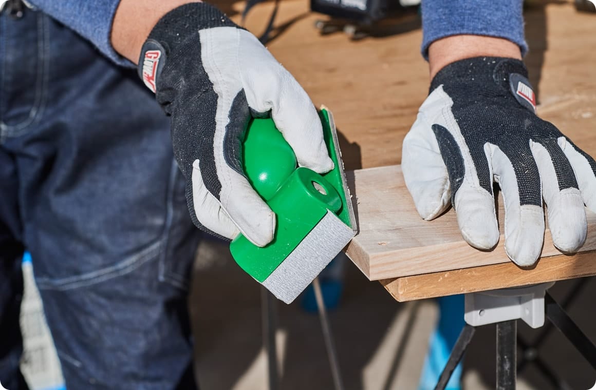 木材のカット作業が完了