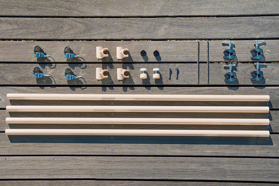 スクリーン用パイプフレーム