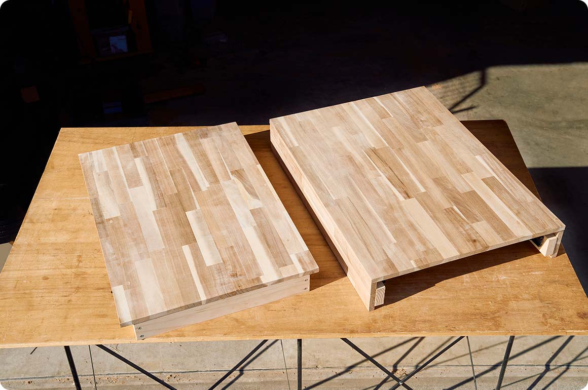 各板の固定が済んだ状態が上の写真