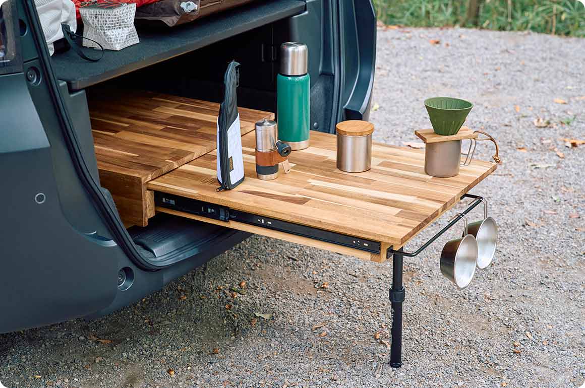 即座にリビングスペースのできあがり