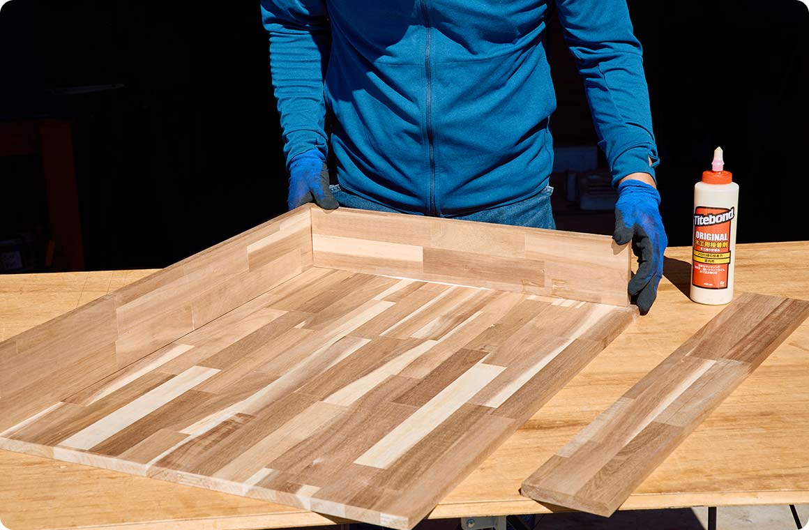 1.本体の天板側を作る