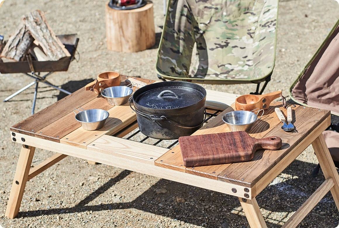 早速サイトの中心に置いてみると、サイズ、雰囲気のよさは言うことなし