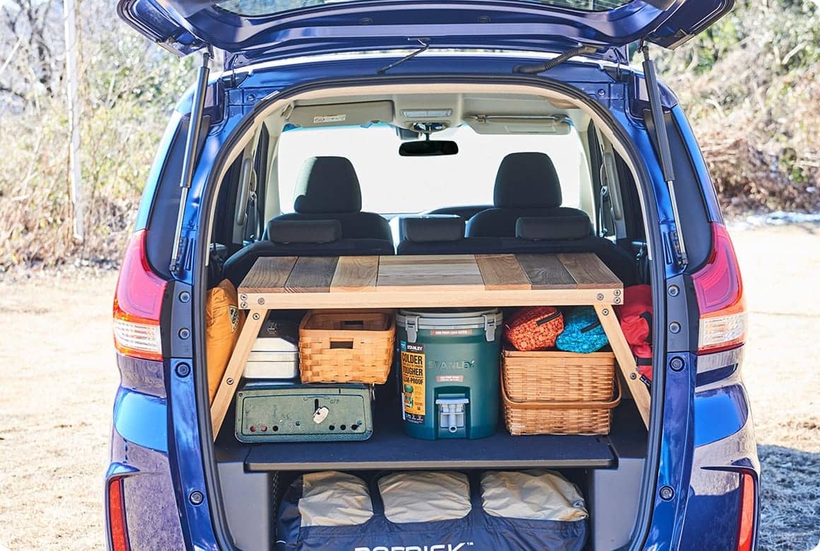 実際の荷室サイズよりも小さく設計してあるから