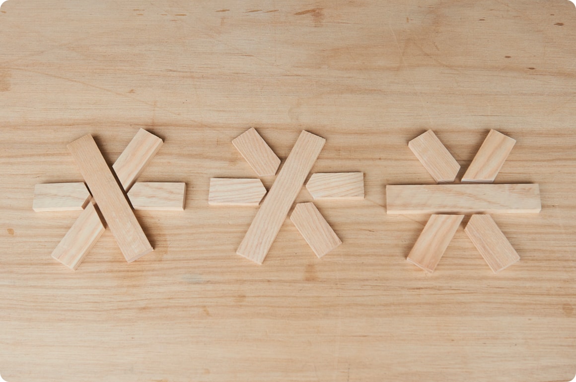 それぞれのパーツをしっかりかみ合わせるためには