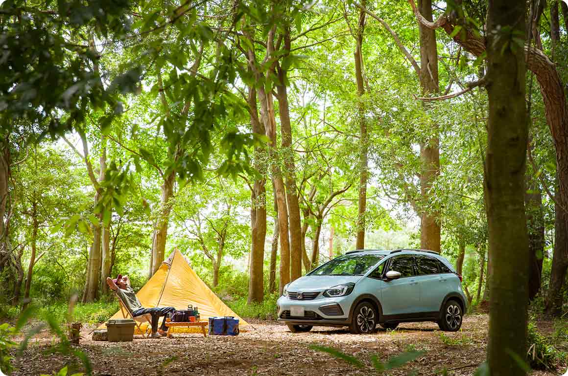 シンプルな中にもキャンプならではの使いやすさを追求したら