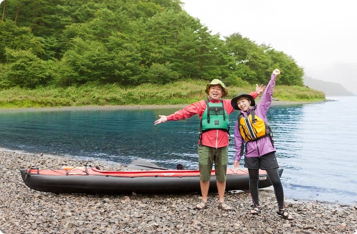 カヤックに乗るときの格好