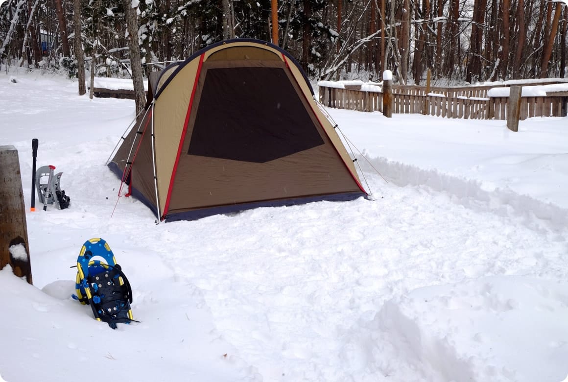 テントの設営が完了