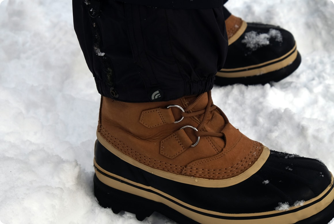 インナーを取り外せる防寒ブーツ