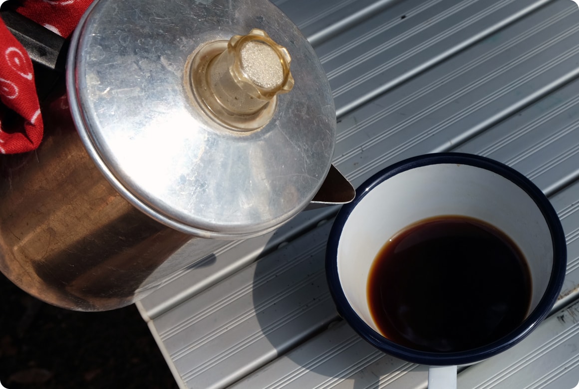 できあがったコーヒー