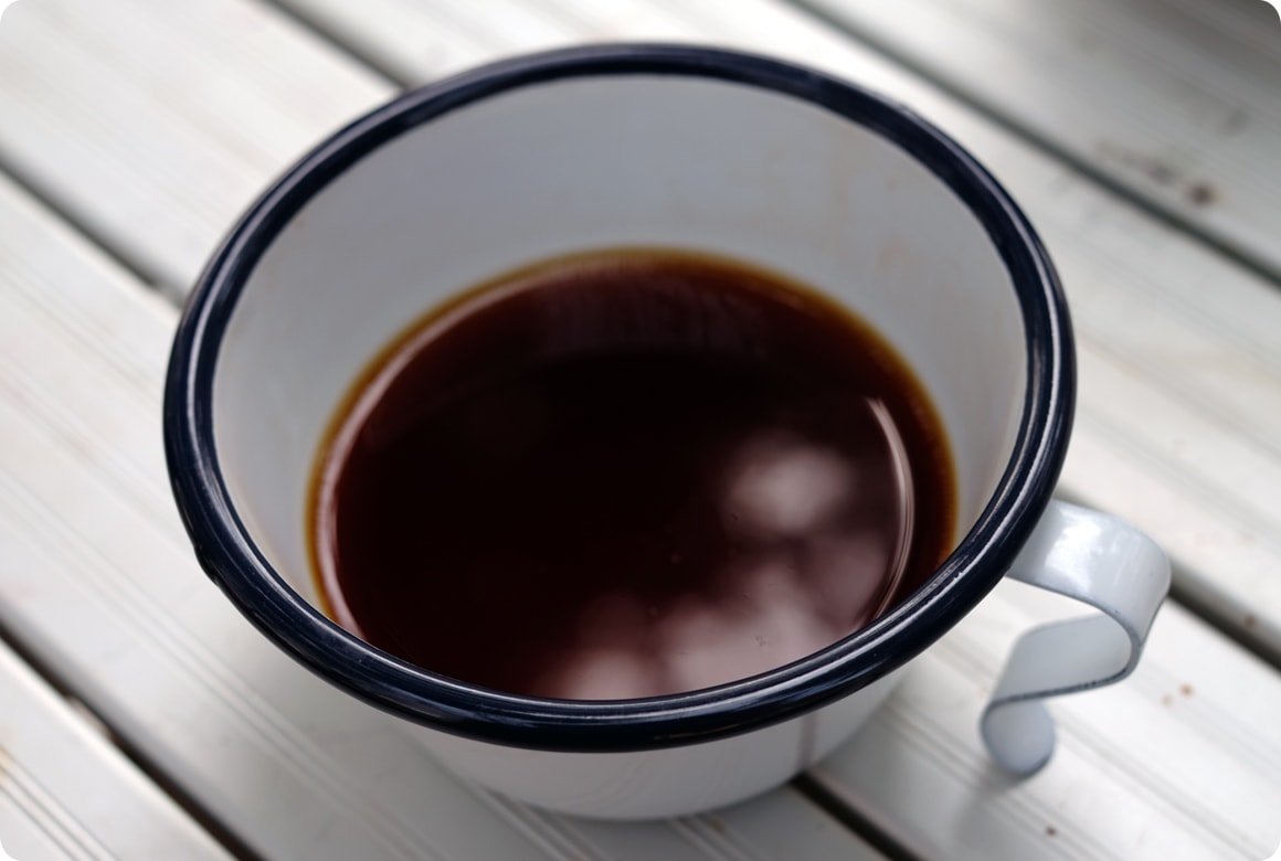 抽出したコーヒー