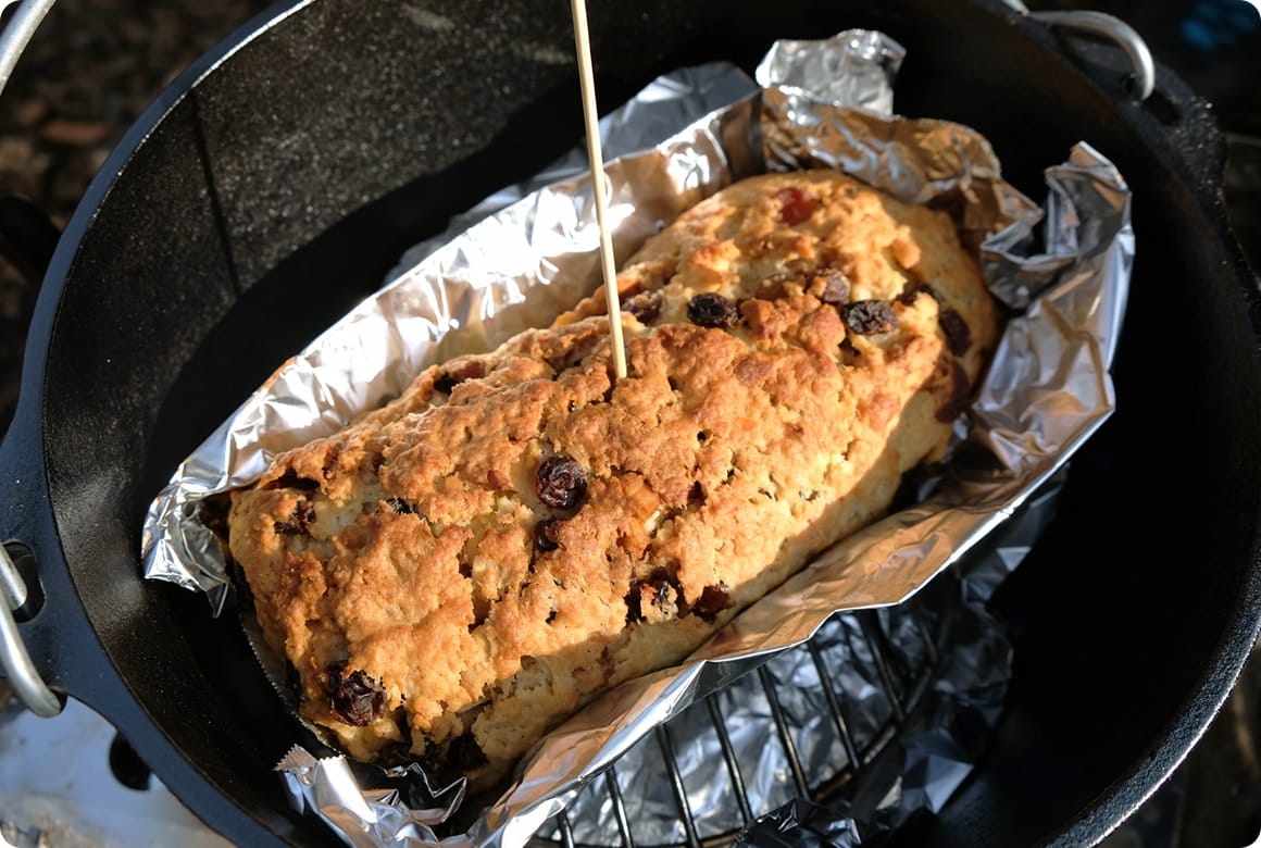 記事に竹串を刺す