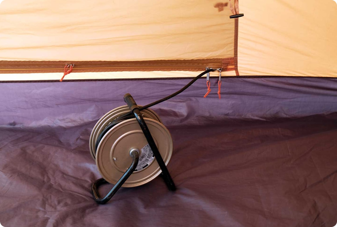 屋外で使える防雨対応の延長コード