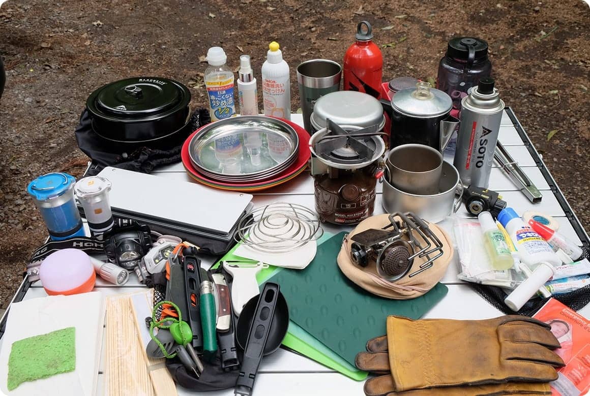キャンプに持っていく小物