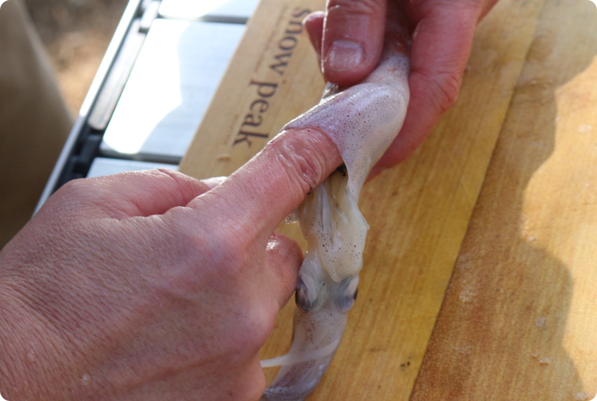 イカの下処理のやり方