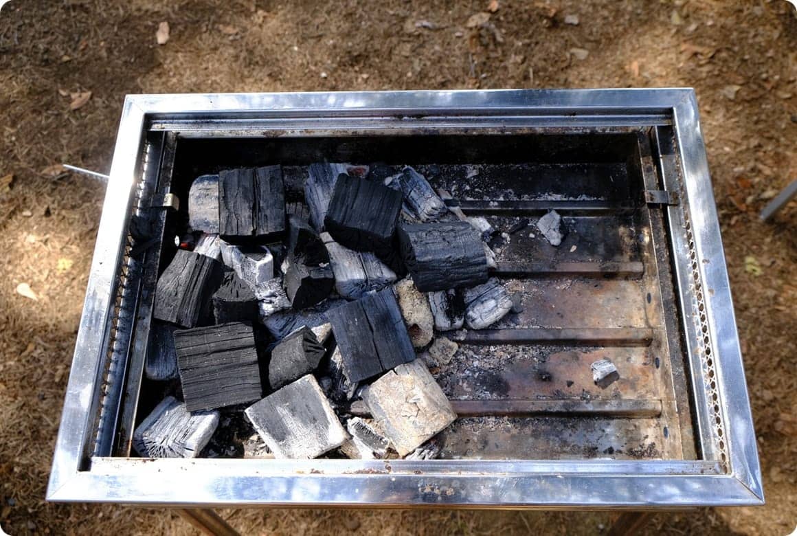 魚は強火の遠火でじっくり焼く