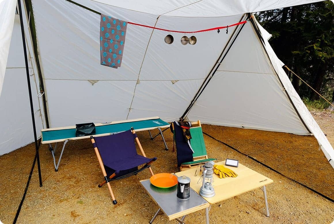 設営・撤収が楽にできる