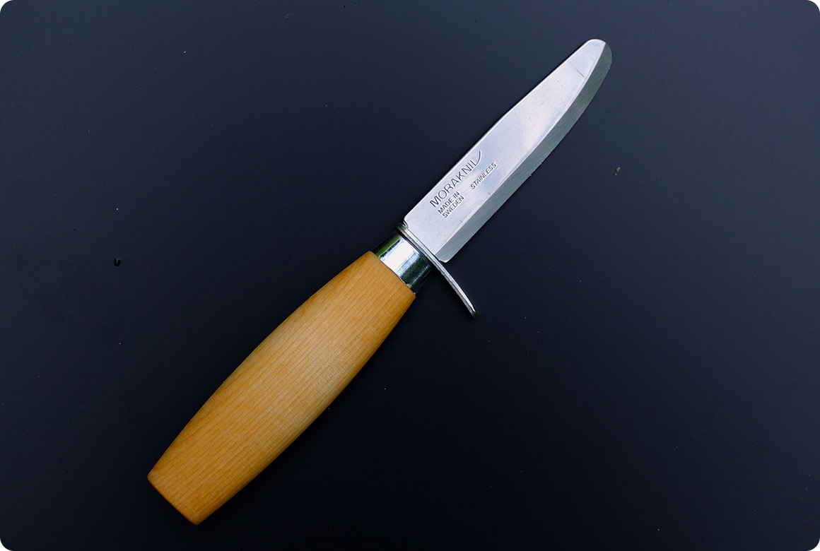 子ども用の木工向きナイフ