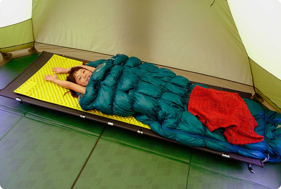 子ども用の寝袋