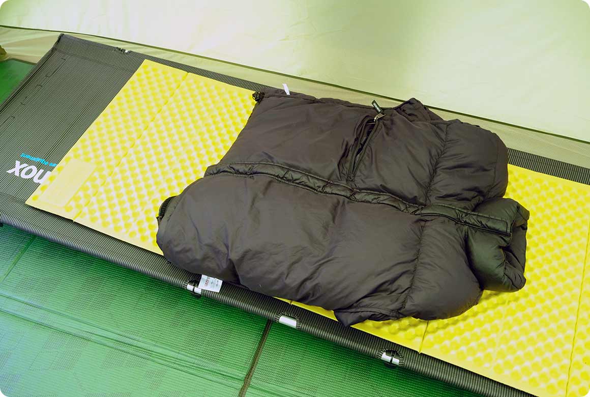 親のダウンジャケット