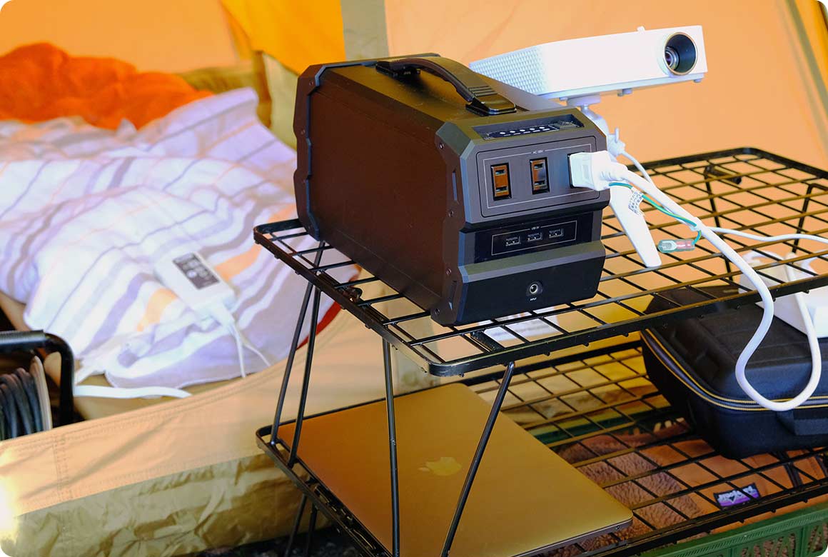 容量と出力の見方は？