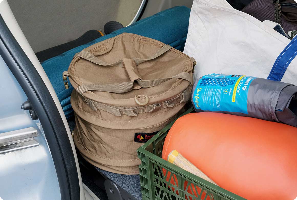 夜だけはクルマの中にゴミを保管するほうが安心