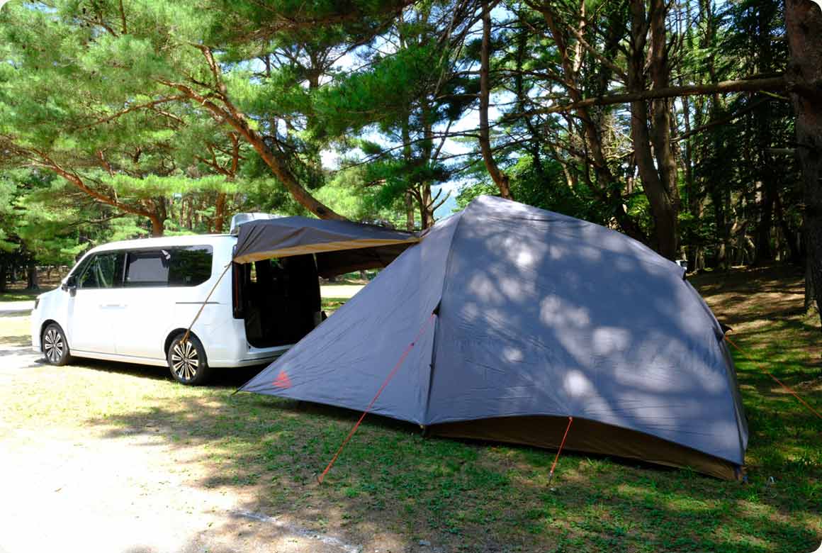 カーサイドテント、カーサイドタープ