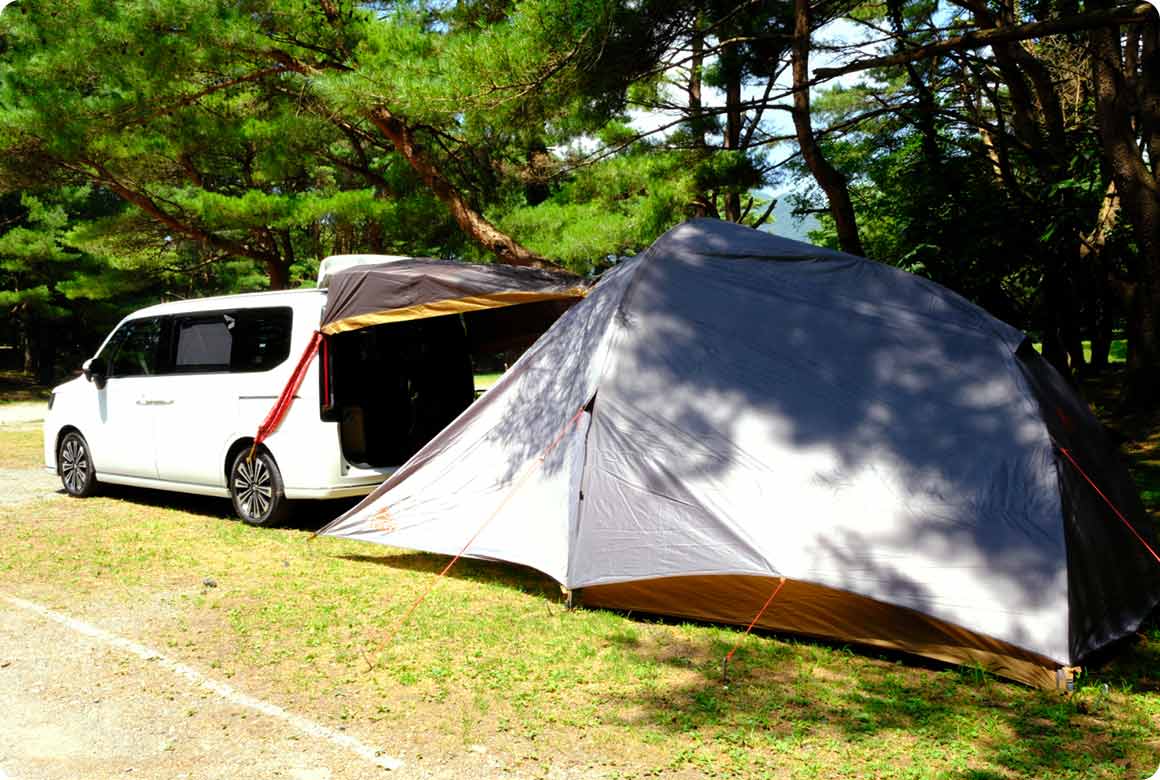 テールゲートと接続