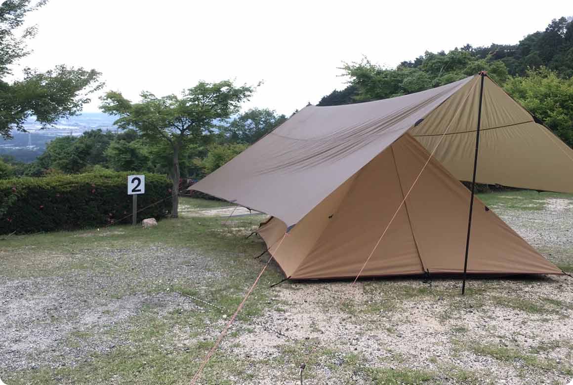 区画サイトがあるキャンプ場を選ぶ