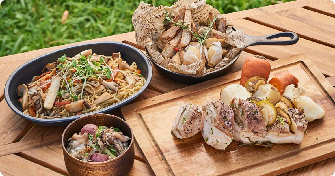 秋が旬の食材を使った簡単キャンプ 料理
