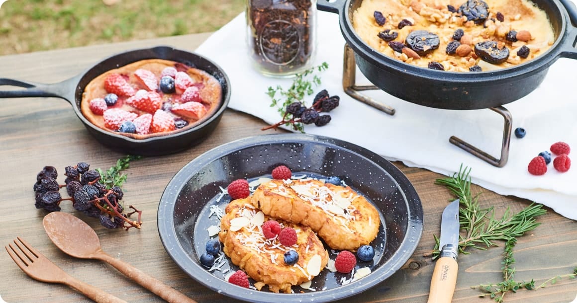 キャンプで簡単に作れる絶品 デザート