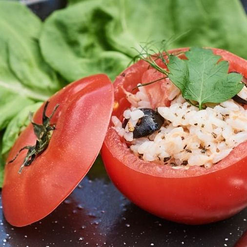 トマトのライスサラダ