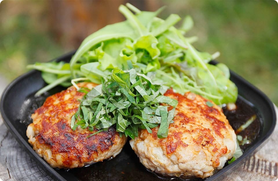 焼き茄子のケッパーサラダ