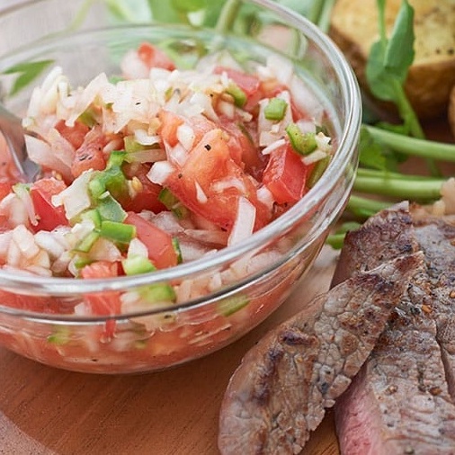 ビーフステーキサルサソース