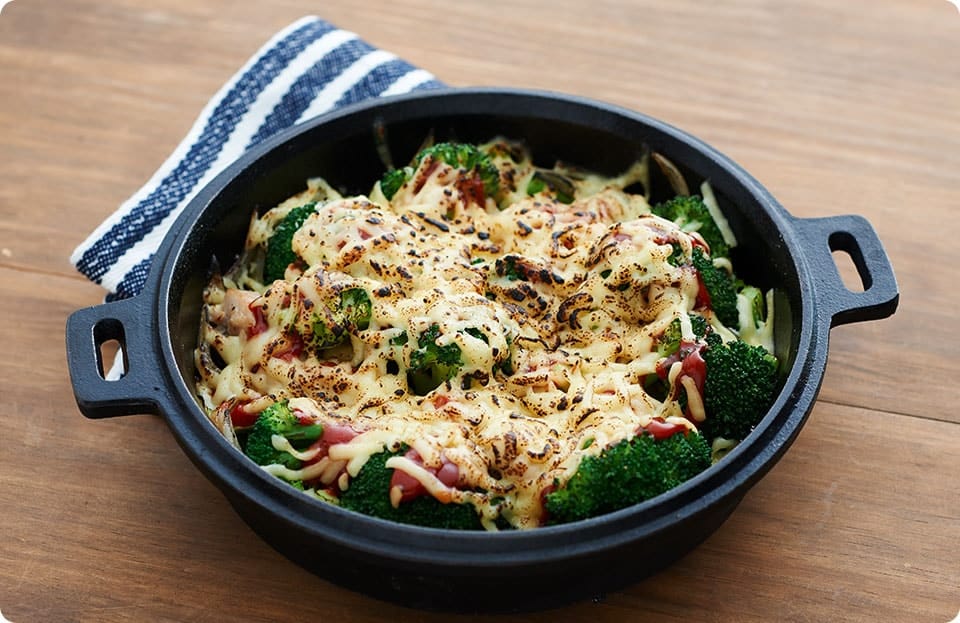 チキンとブロッコリーのチーズ焼き