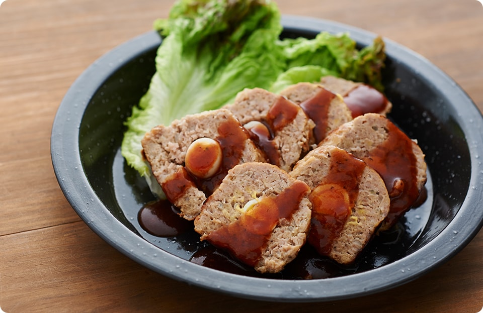 アルミホイルで作るミートローフ