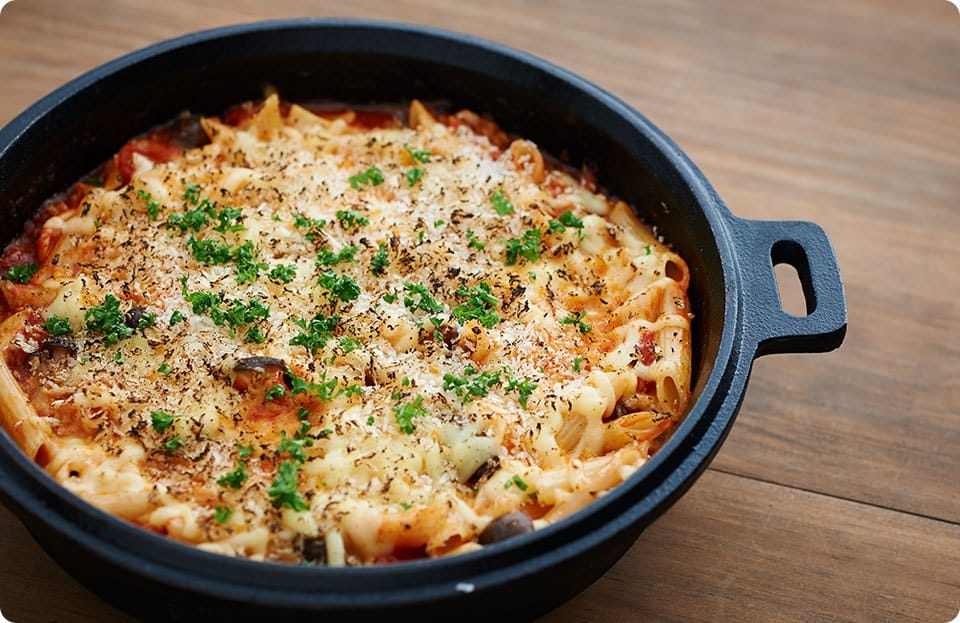 きのこのペンネグラタン