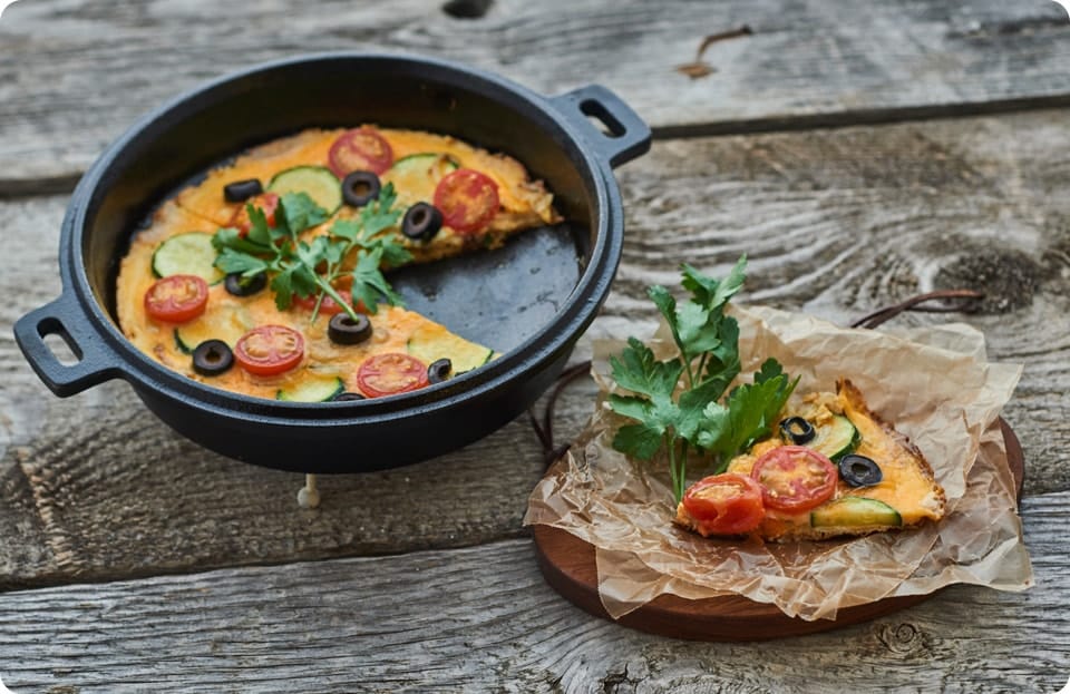 焼きカプレーゼ（イタリア風の前菜）
