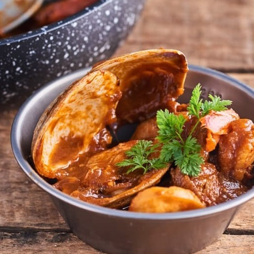 シーフードのスパイスカレー