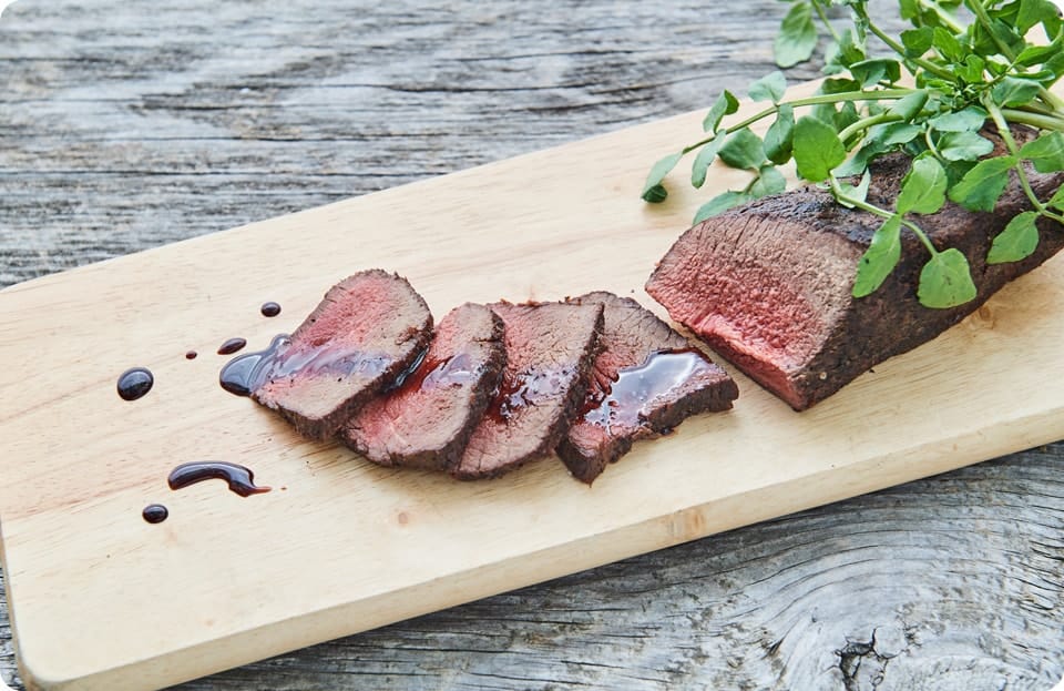 鹿肉のロースト