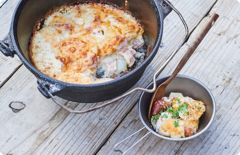 ポテトの生クリーム焼き