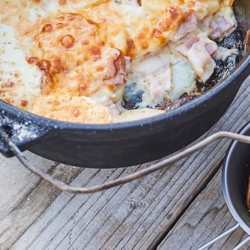 ポテトの生クリーム焼き