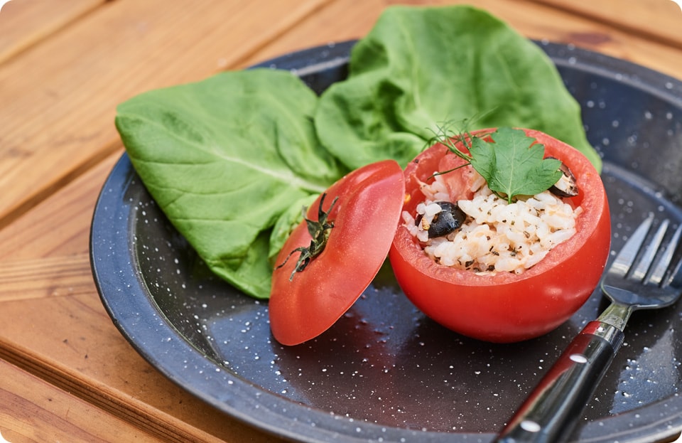 トマトのライスサラダ