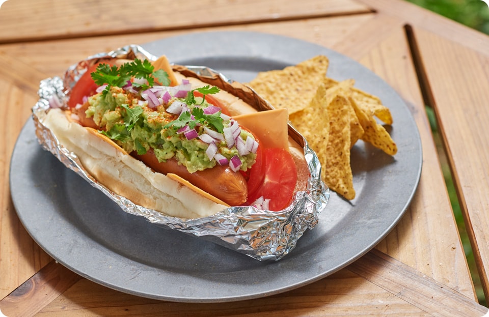 ワカモレトマトドッグ