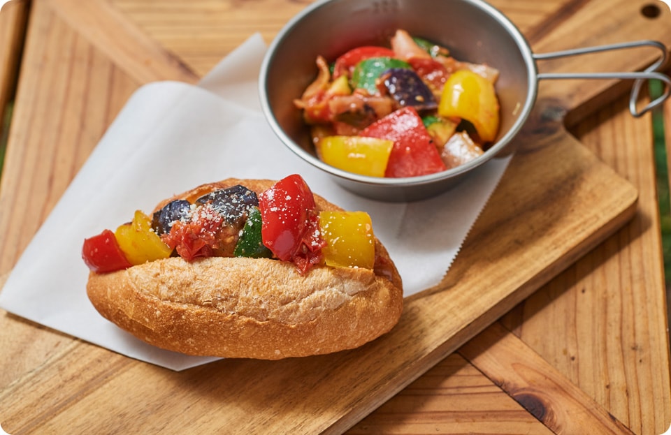 夏野菜もりもりドッグ