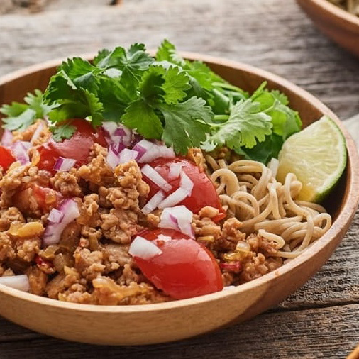 エスニックまぜ蕎麦