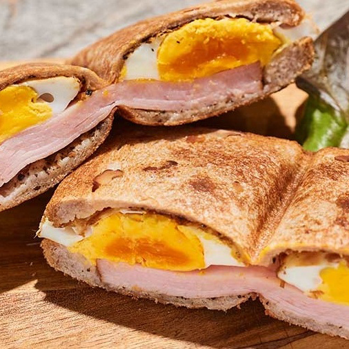 ハムとたまごのホットサンドのレシピ