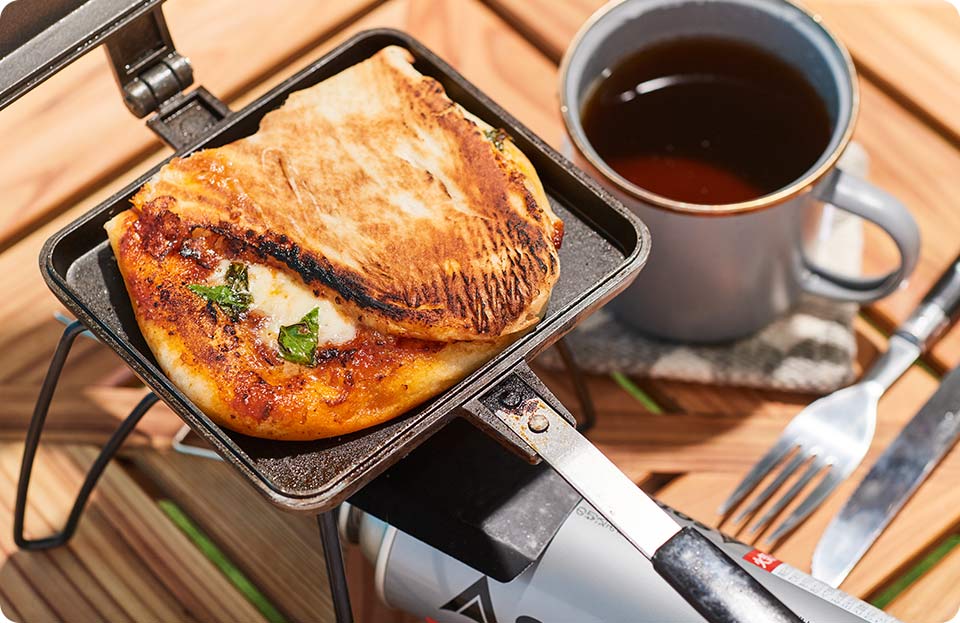 ナンで作るマルゲリータ