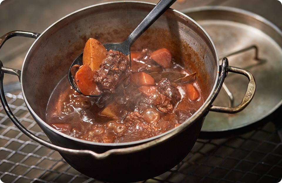 簡単無水ビーフシチュー