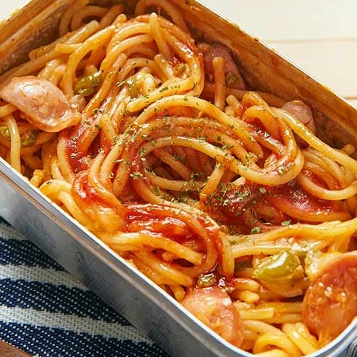 メスティンひとつでナポリタン